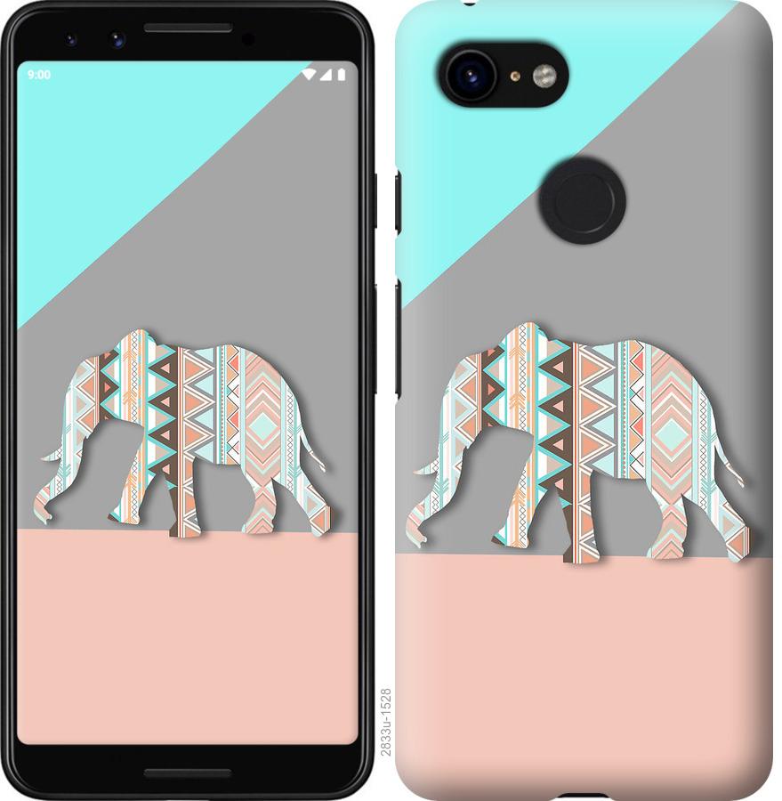 

Чохол на Google Pixel 3 Візерунчастий слон
