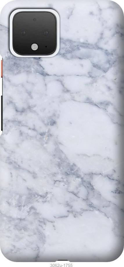 

Чехол на Google Pixel 4 Голубой мрамор