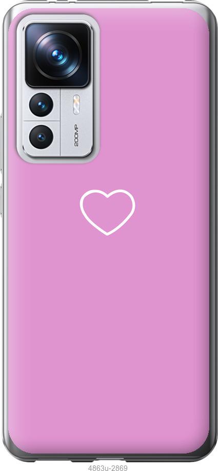 Чехол на Xiaomi 12T Pro Сердце 2