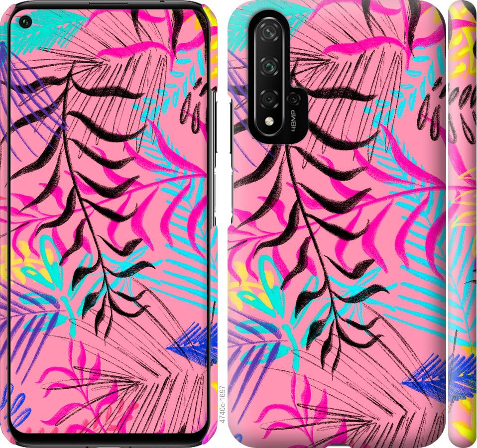 Чохол на Huawei Nova 5T Рослинний візерунок 2