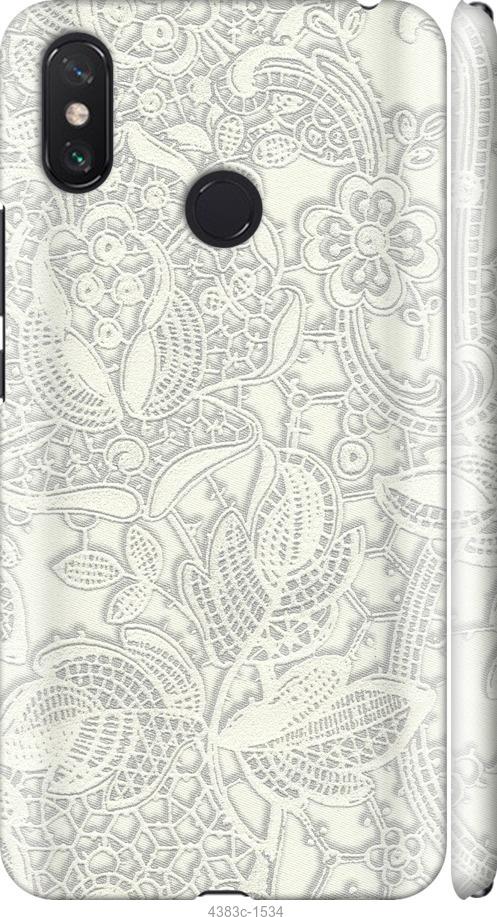 

Чехол на Xiaomi Mi Max 3 Белое кружево