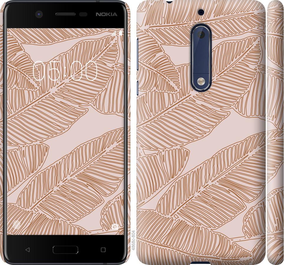 

Чехол на Nokia 5 Листья банана