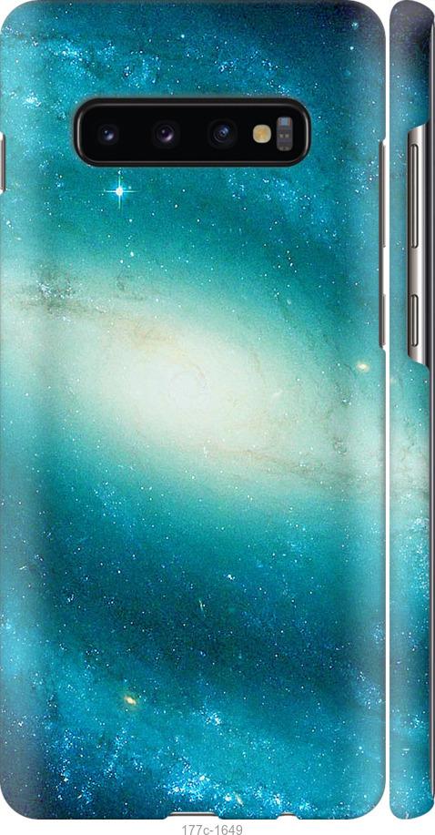 

Чохол на Samsung Galaxy S10 Plus Блакитна галактика