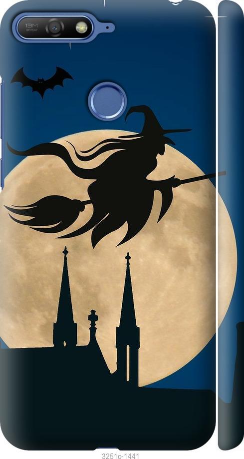 

Чехол на Huawei Y6 Prime 2018 Ведьма на метле v2