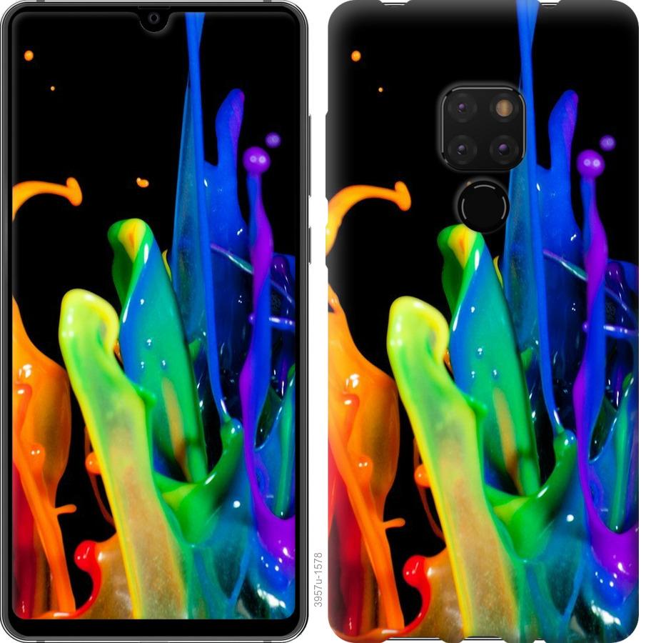 

Чохол на Huawei Mate 20 бризки фарби