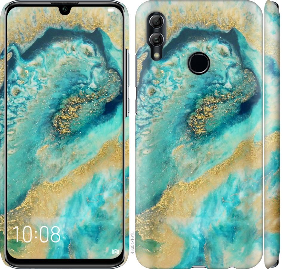 

Чехол на Huawei Honor 10 Lite Green marble