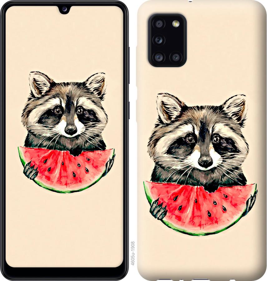 

Чехол на Huawei Y5p Енотик с арбузом