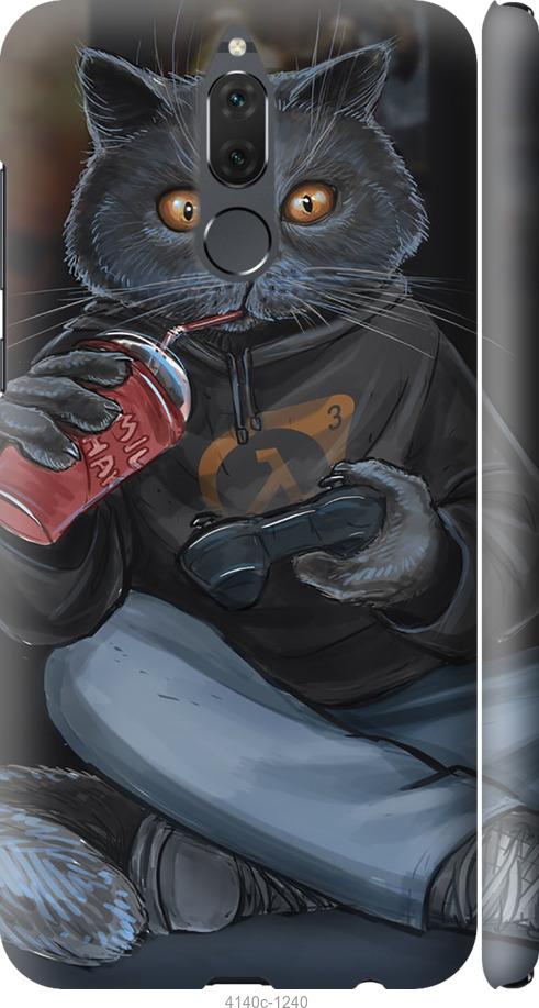 

Чехол на Huawei Mate 10 Lite gamer cat