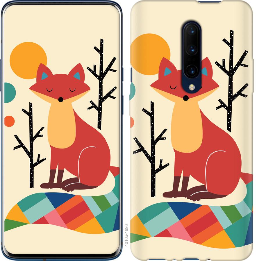 

Чехол на OnePlus 7 Pro Rainbow fox
