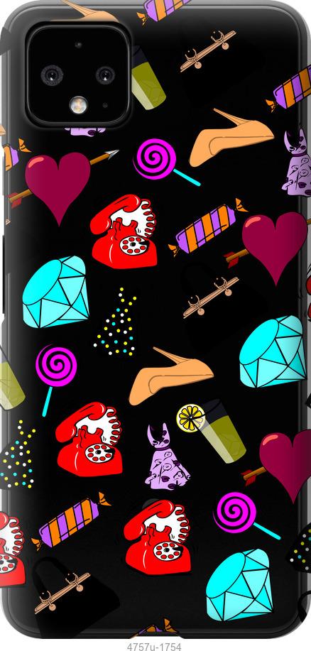 

Чехол на Google Pixel 4 XL stickers