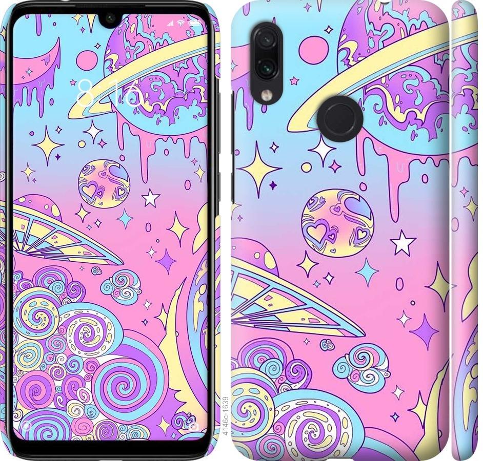 

Чохол на Xiaomi Redmi Note 7 Рожева галактика