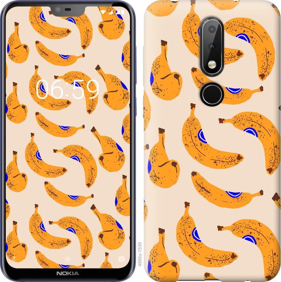

Чехол на Nokia 6.1 Plus Бананы 1