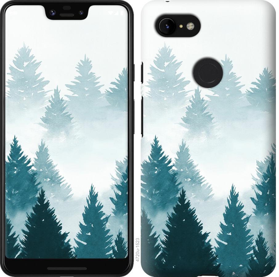 

Чохол на Google Pixel 3 XL Акварельні Ялинки