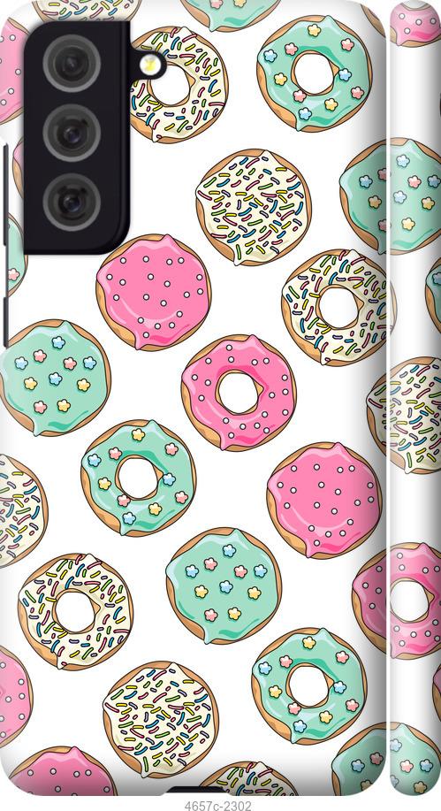 Чохол на Samsung Galaxy S21 FE Пончики 1