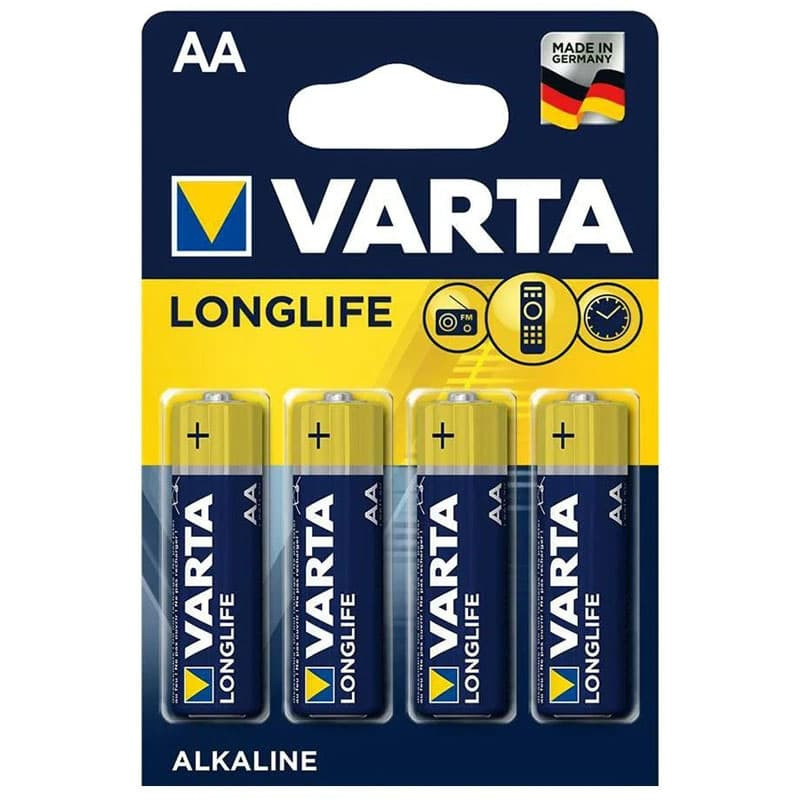 

Батарейка Varta Energy AA BLI 4 Alkaline LR6 (4106) (Синій)