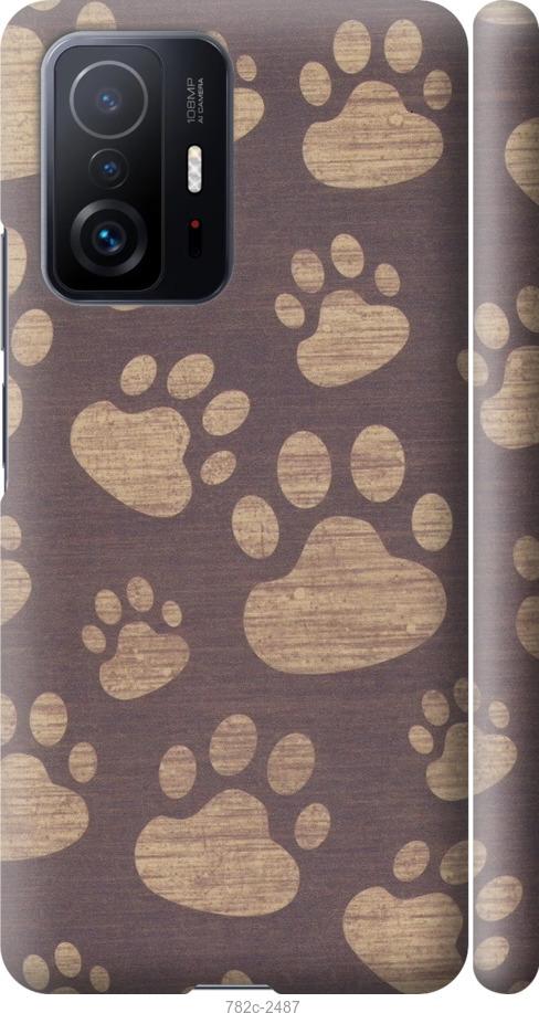 

Чехол на Xiaomi 11T Pro Следы тигра