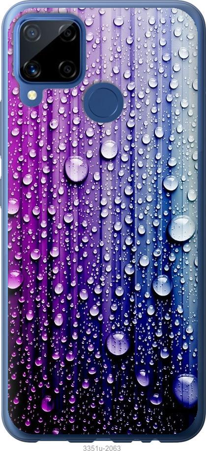 

Чехол на Realme C15 Капли воды