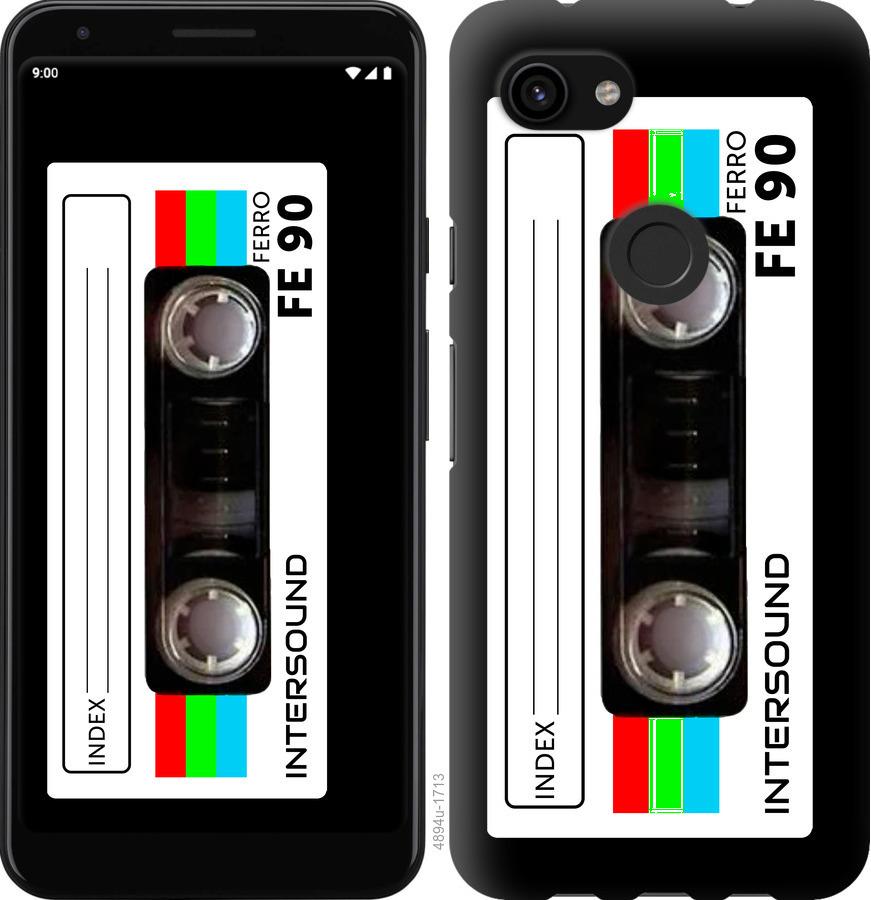 

Чехол на Google Pixel 3a XL Кассета с90
