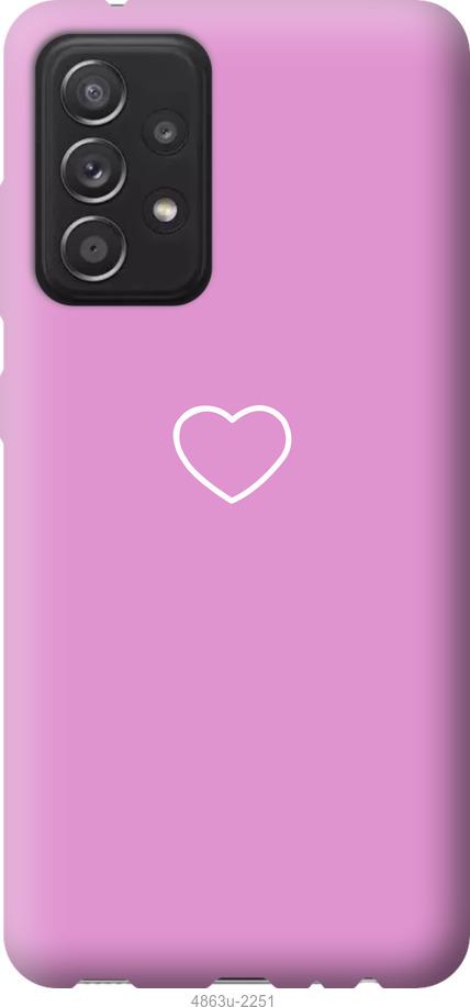 Чохол на Samsung Galaxy A52 серце 2