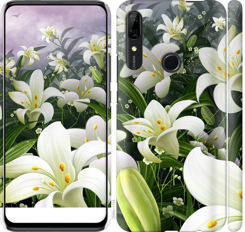 

Чохол на Huawei P Smart Z білі лілії