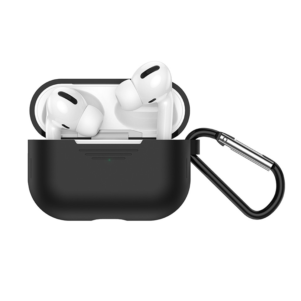 

Bluetooth наушники HOCO ES38 + чёрный силиконовый футляр Белый (124071)