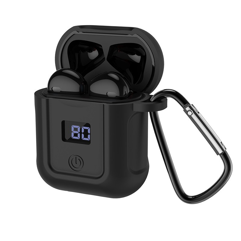 

Bluetooth наушники HOCO S11 + чёрный силиконовый футляр Черный (124078)