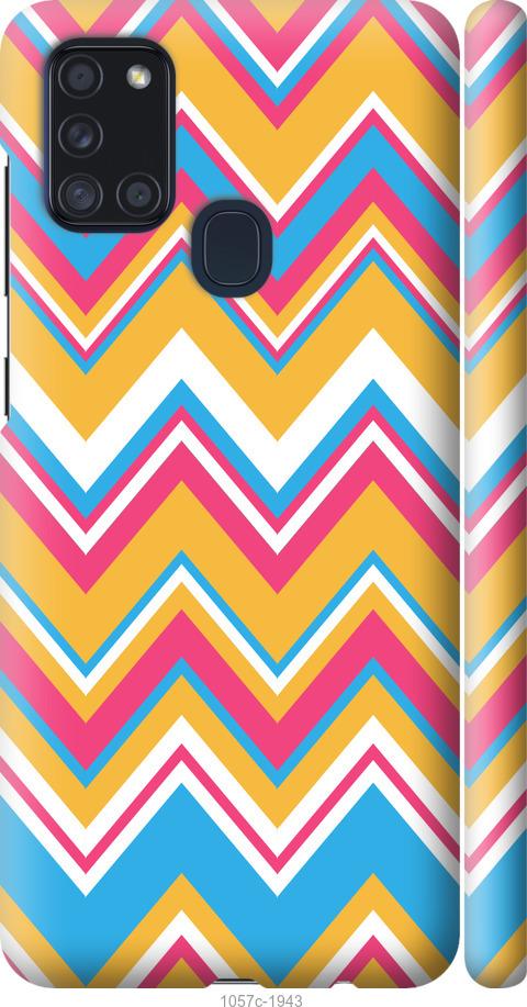 Чехол на Samsung Galaxy A21s A217F Шеврон v2