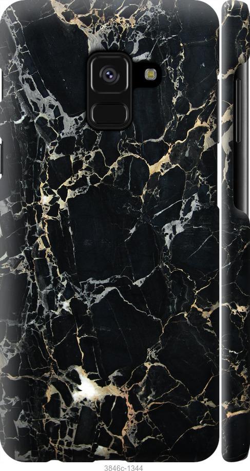 

Чехол на Samsung Galaxy A8 2018 A530F Черный мрамор