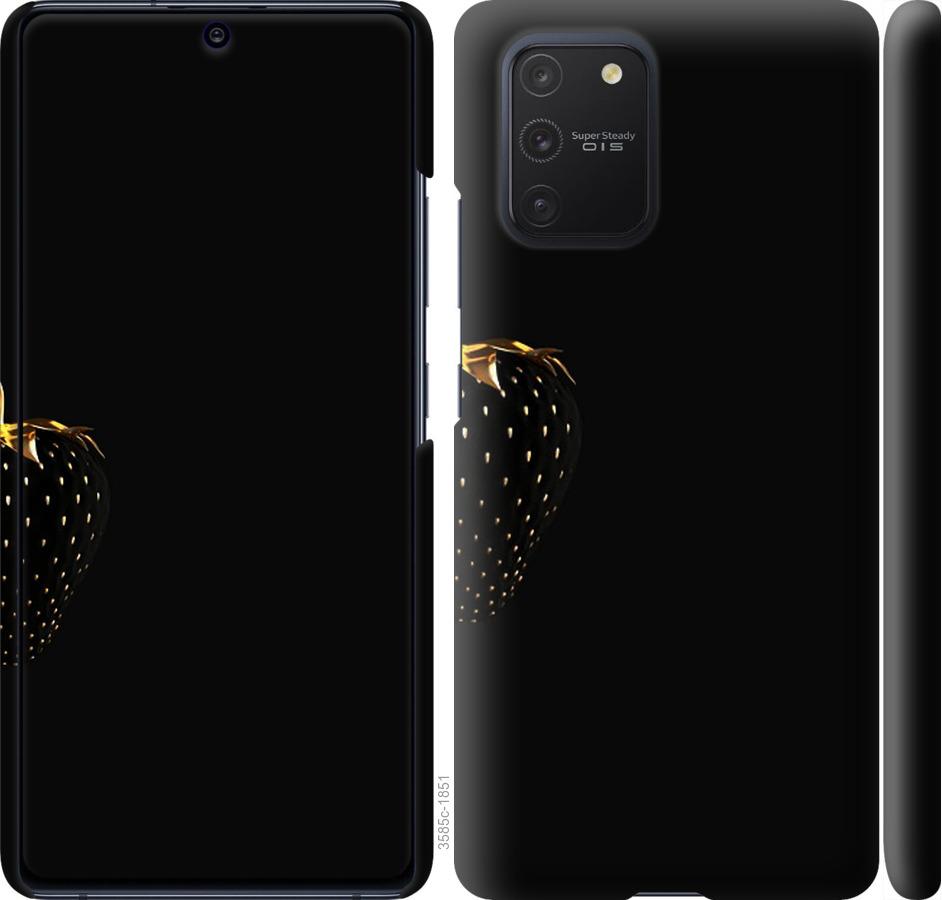 Чехол на Samsung Galaxy S10 Lite 2020 Черная клубника