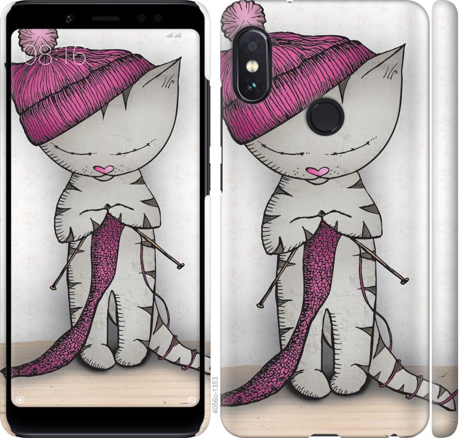 

Чехол на Xiaomi Redmi Note 5 Pro Кошка рукодельница