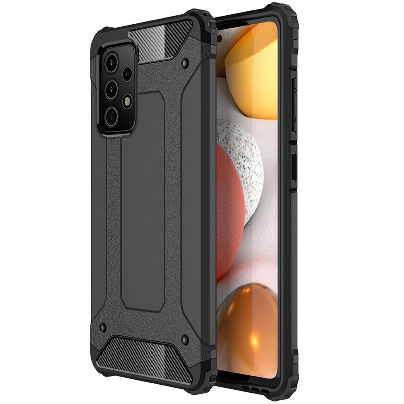 

Броньований протиударний TPU+PC чохол Immortal для Samsung Galaxy A32 (A325F) 4G (Метал / Gun Metal)