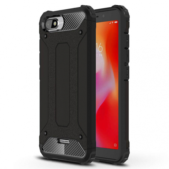 

Бронированный противоударный TPU+PC чехол Immortal для Asus Zenfone 4 Max (ZC554KL) Черный (92287)