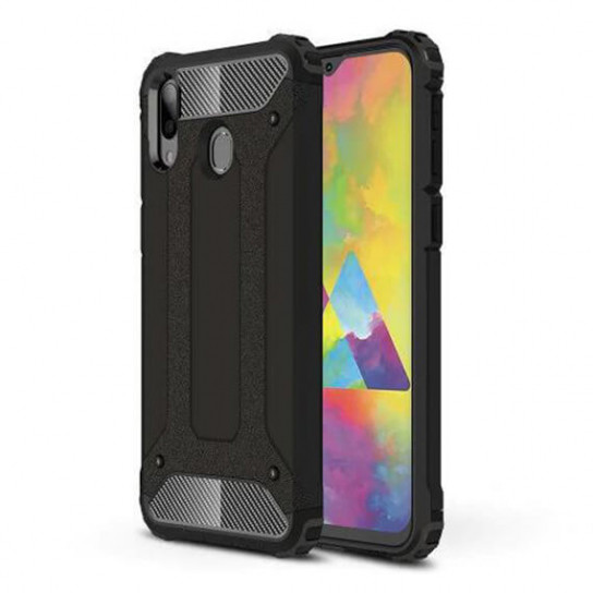 

Бронированный противоударный TPU+PC чехол Immortal для Samsung Galaxy A20 / A30 Черный (101781)