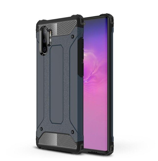 

Бронированный противоударный TPU+PC чехол Immortal для Samsung Galaxy Note 10 Plus Металл / Gun Metal (109949)