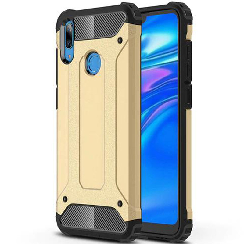 

Бронированный противоударный TPU+PC чехол Immortal для Xiaomi Redmi Note 7 / Note 7 Pro / Note 7s Золотой (97902)