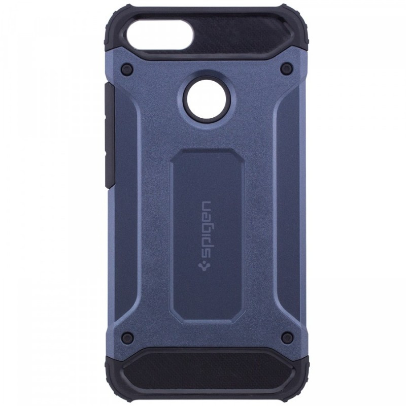 

Бронированный противоударный TPU+PC чехол SPIGEN (HC) для Huawei Y7 (2018) Синий (98046)