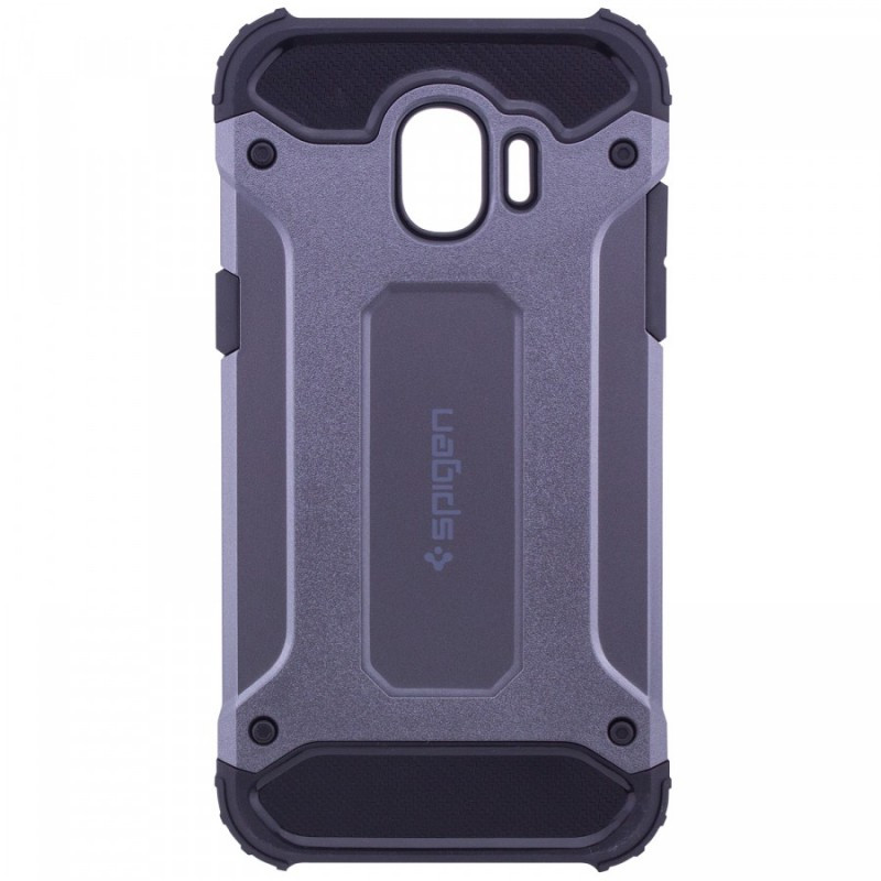 

Бронированный противоударный TPU+PC чехол SPIGEN (HC) для Samsung Galaxy J6+ (2018) (J610F) Серый (91439)