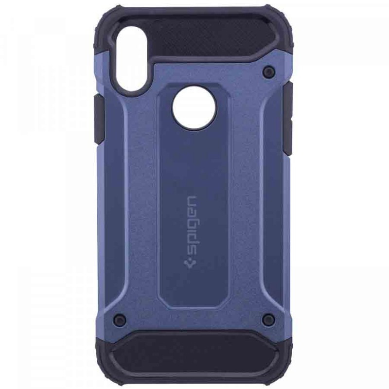 

Бронированный противоударный TPU+PC чехол SPIGEN (HC) для Xiaomi Redmi Note 6 Pro Синий (91369)
