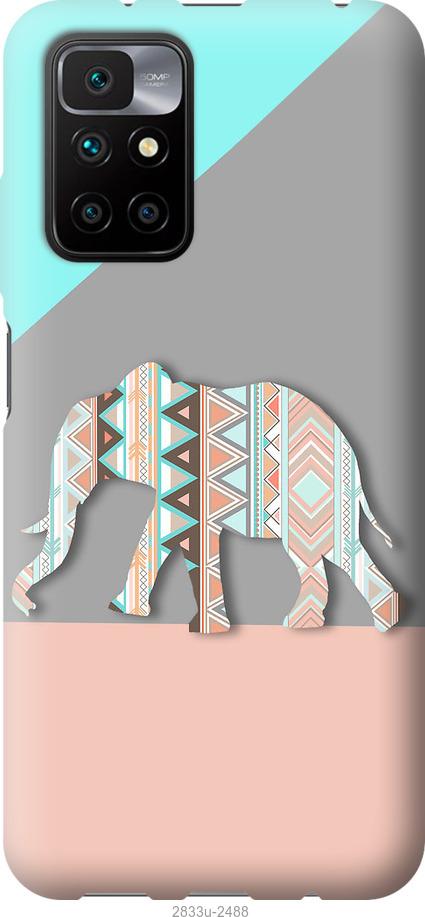 

Чохол на Xiaomi Redmi 10 Візерунчастий слон