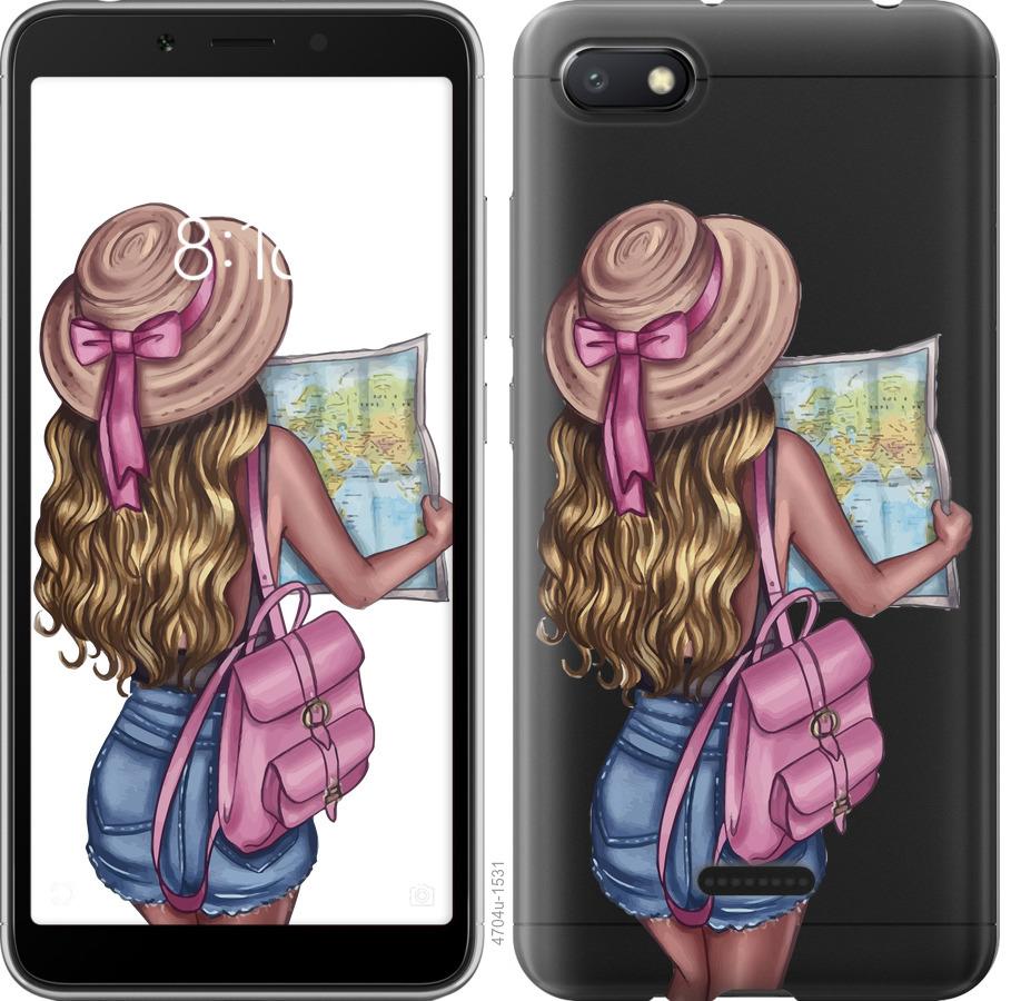 

Чохол на Xiaomi Redmi 6A Дівчина з картою