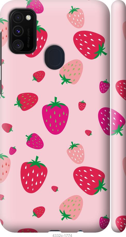 Чохол на Samsung Galaxy M30s 2019 Полунички