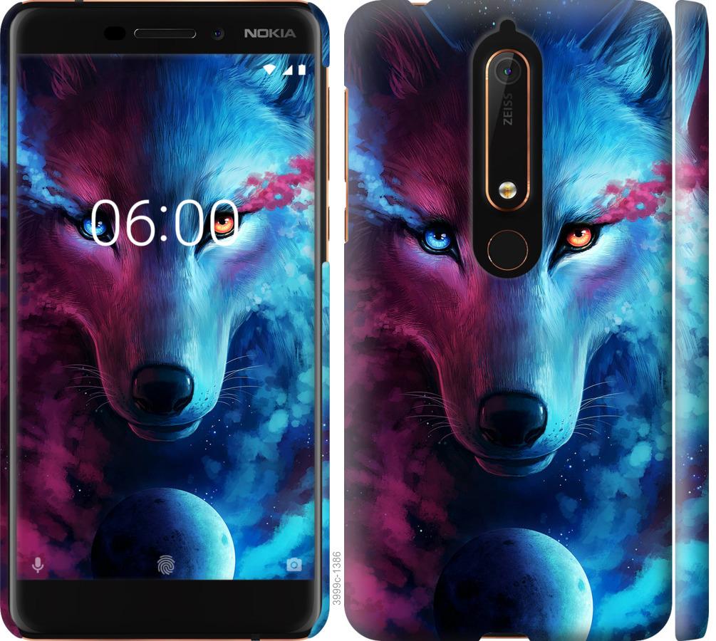 

Чохол на Nokia 6.1 Арт-вовк