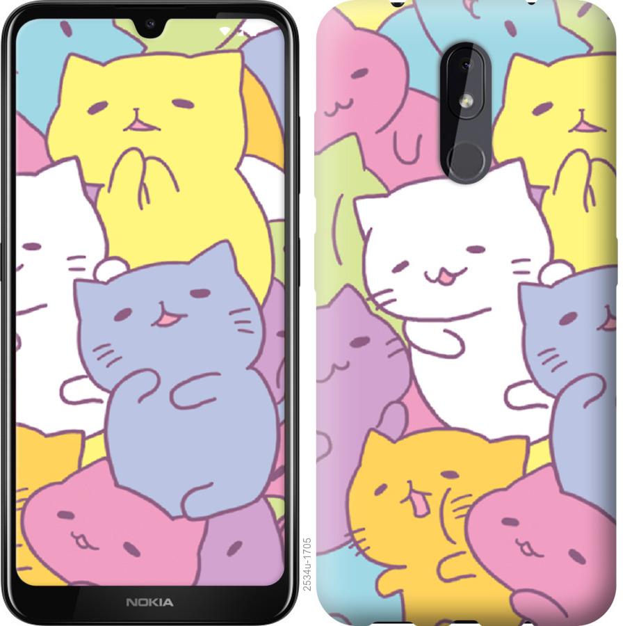 

Чехол на Nokia 3.2 Котики