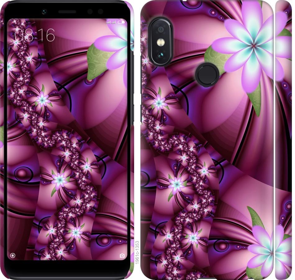 

Чехол на Xiaomi Redmi Note 5 Pro Цветочная мозаика