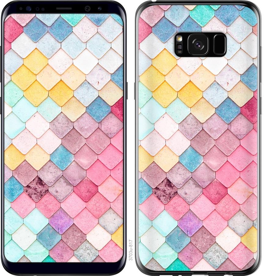 

Чехол на Samsung Galaxy S8 Plus Красочная черепица