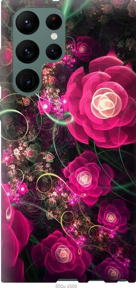 Чохол на Samsung Galaxy S22 Ultra Абстрактні квіти 3