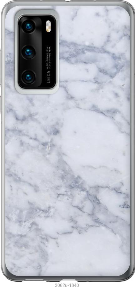 

Чохол на Huawei P40 Блакитний мармур