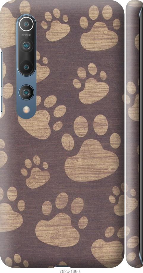 

Чохол на Xiaomi Mi 10 Pro Сліди тигра