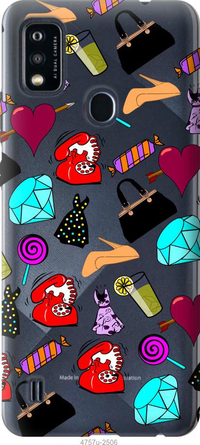 

Чохол на ZTE Blade A51 stickers