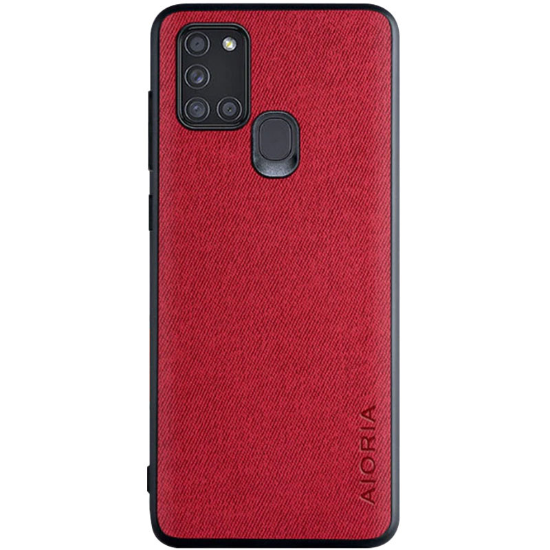 

Чехол AIORIA Textile PC+TPU для Samsung Galaxy A21s Красный (147030)
